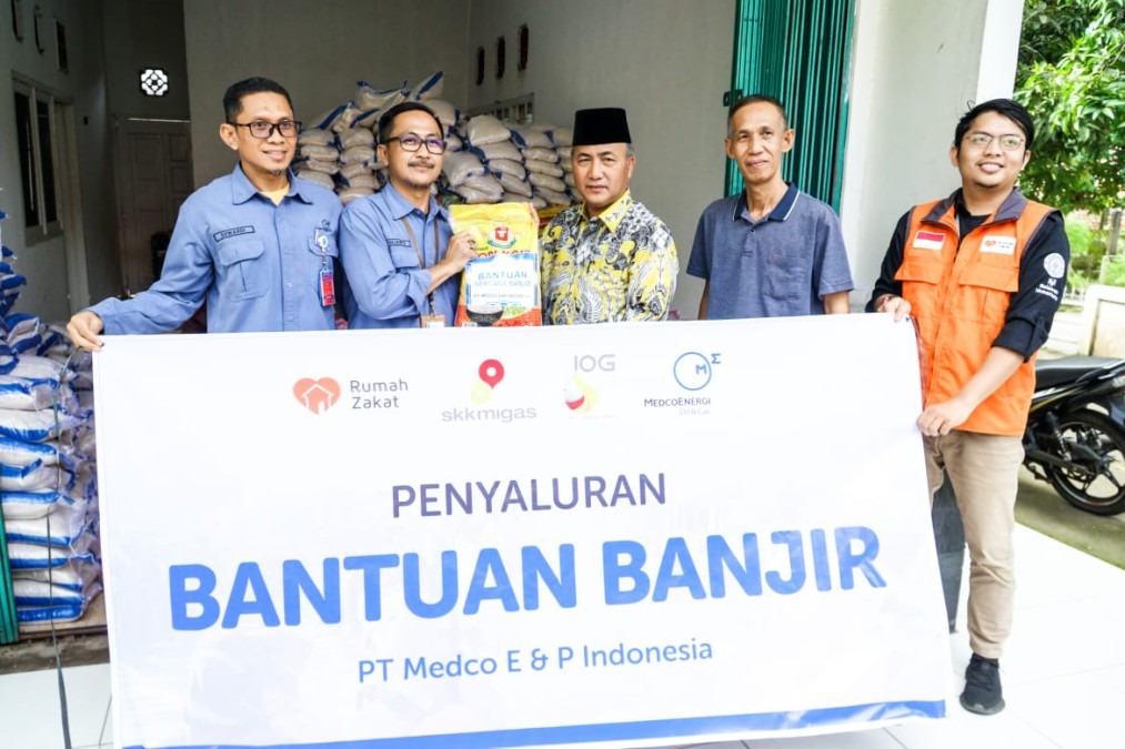 Medco E&P Salurkan Bantuan untuk Masyarakat Terdampak Banjir di Musi Banyuasin