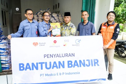Medco E&P Salurkan Bantuan untuk Masyarakat Terdampak Banjir di Musi Banyuasin