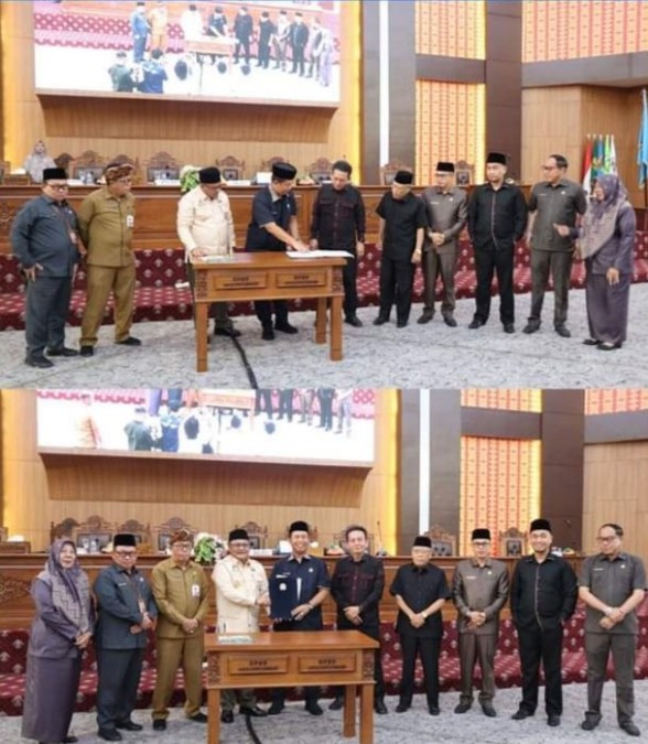 H Trisko Defriyansa menghadiri Rapat Paripurna DPRD Kota Lubuklinggau 2024