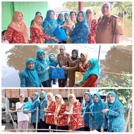 Terdampak Banjir, Naya ucapkan Terima kasih kepada Pak Pj. Bupati Muba atas Bantuan Sembako ini.
