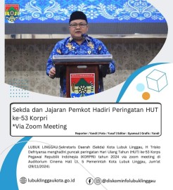 Sekda dan Jajaran Pemkot Hadiri Peringatan HUT ke-53 Korpri