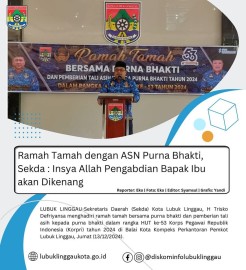 Ramah Tamah dengan ASN Purna Bhakti, Sekda : Insya Allah Pengabdian Bapak Ibu akan Dikenang
