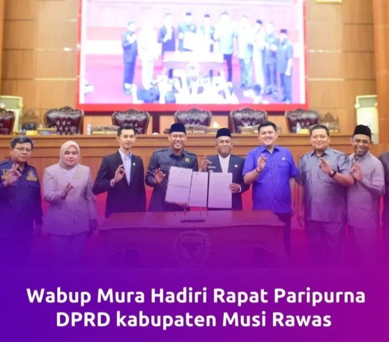Paripurna DPRD Mura, Penandatanganan Nota Kesepahaman