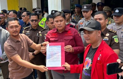 Kejari Musi Rawas Merespon Baik Laporan Yang Disampaikan pada Aksi Solidaritas Jurnalis.