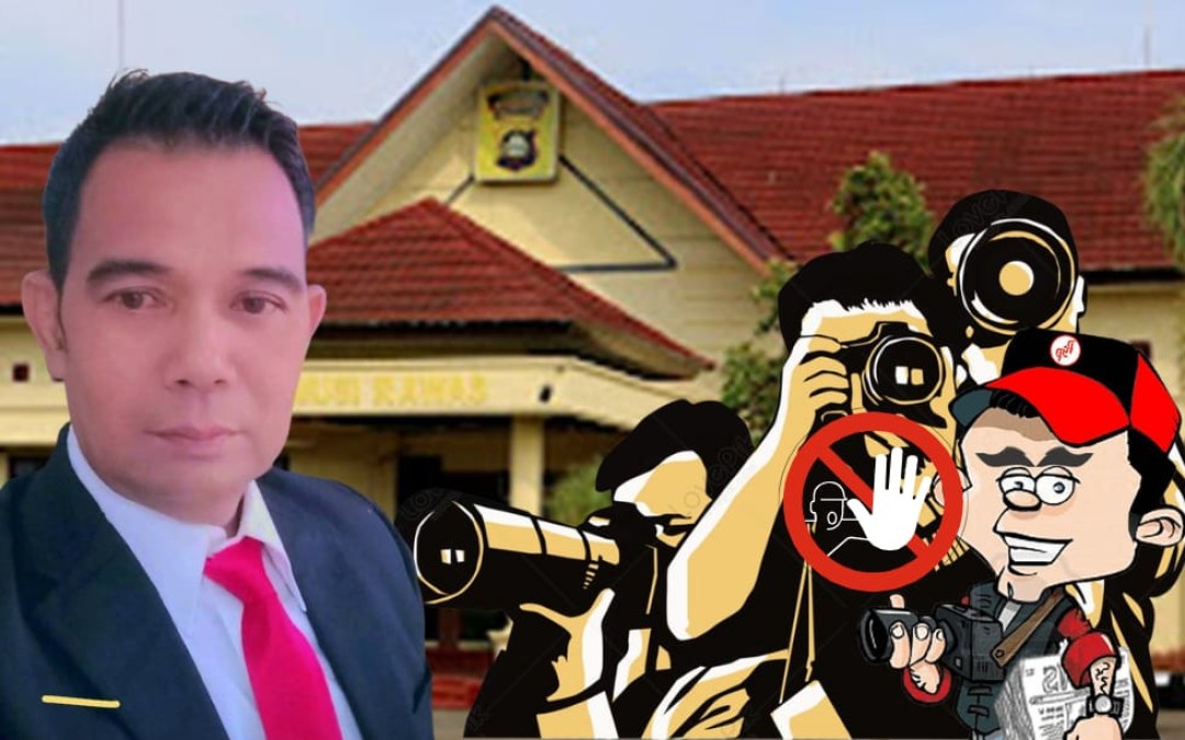 Ketua DPW IWO Sumsel Menyayangkan Oknum Penyidik Larang Wartawan Ambil Photo Dan Video Saat Gelar Rekontruksi di Polres Mura
