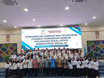 PPPK Kemensos RI di Lubuk Linggau Resmi Dilantik Mensos Gus Ipul