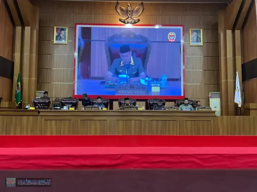 DPRD Musi Rawas Gelar Paripurna Mendengarkan Penyampaian LKPJ Bupati Musi Rawas 2025