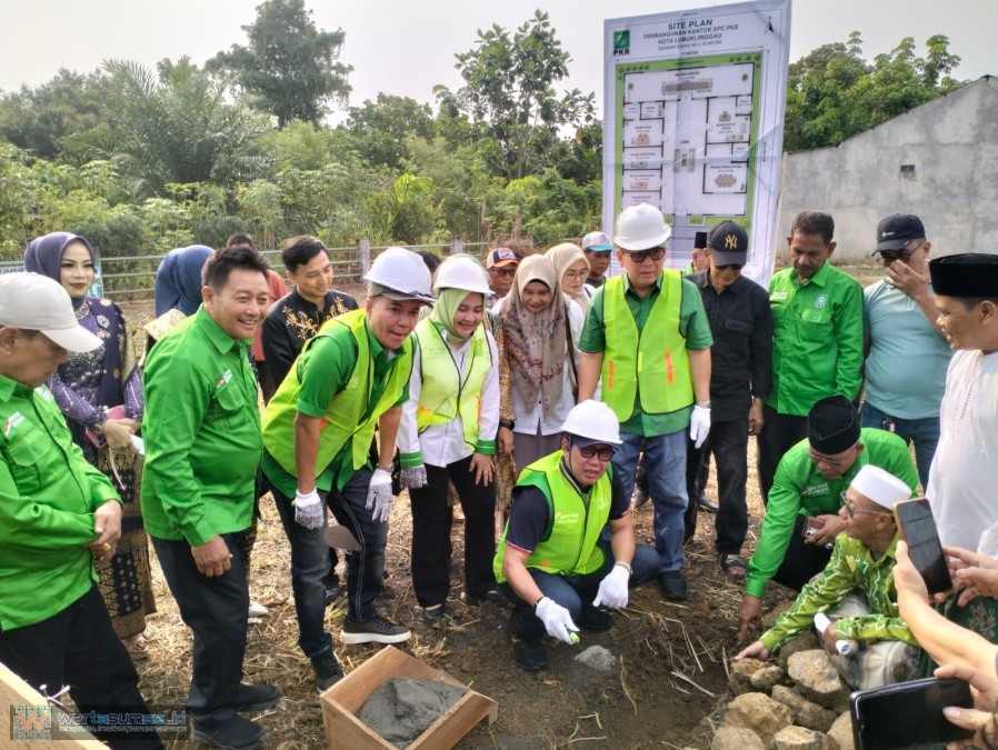 Gus Halim Resmikan Kelanjutan Pembangunan Kantor DPC PKB Lubuklinggau