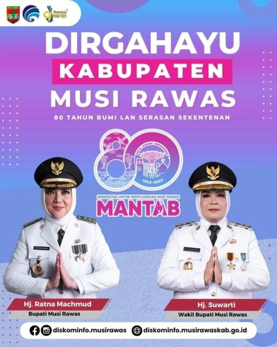 Dirgahayu Kabupaten Musi Rawas ke 80 Tahun 2023
