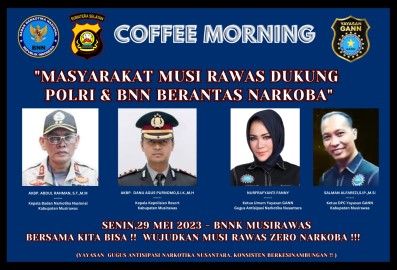 Salman Anshorie Nyatakan Siap Dukung AKBP Abdul Rahman Dalam Program Team Pemburu Rehab