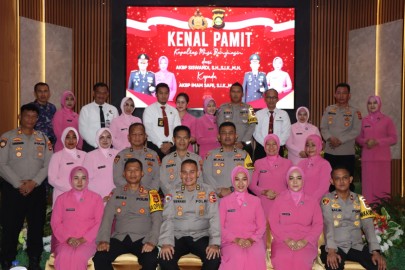 Polres MUBA Gelar Pisah-Sambut Jabatan Kapolres
