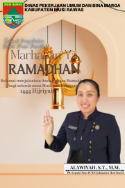 Dinas PUBM Kabupaten Musi Rawas Mengucapkan Selamat Menjalankan Ibadah Puasa Ramadhan 1444 H