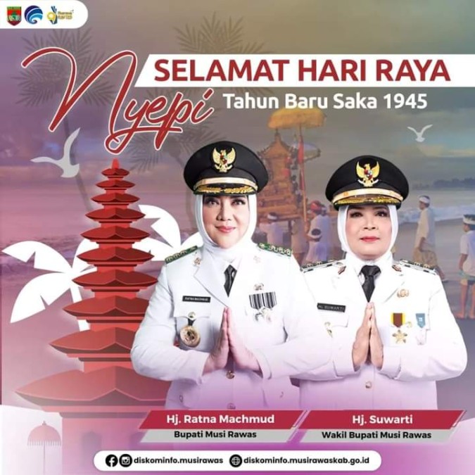 Pemerintah Kabupaten Musi Rawas Mengucapkan Selamat Hari Raya Nyepi Tahun Baru Saka 1945