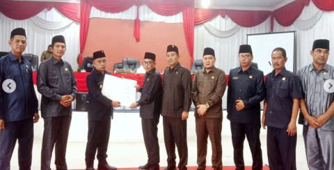 Rapat Paripurna Penetapan Rekomendasi DPRD Kabupaten Muratara tentang LKPJ Bupati Musi Rawas Utara Tahun 2022